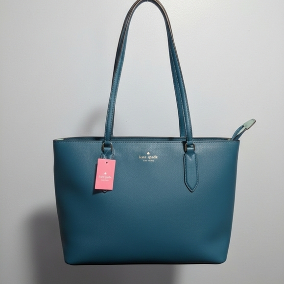 kate spade Handbags - Kate Spade New York Harper Tote Dark Peacock (NWT)